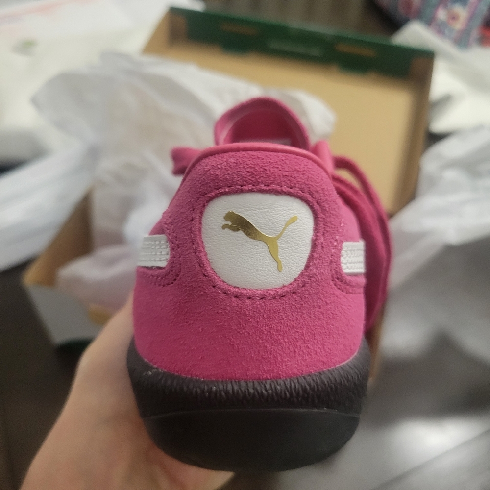 PUMA PALERMO LEATHER SNEAKERS PUMA PINK - Picture 9 of 13